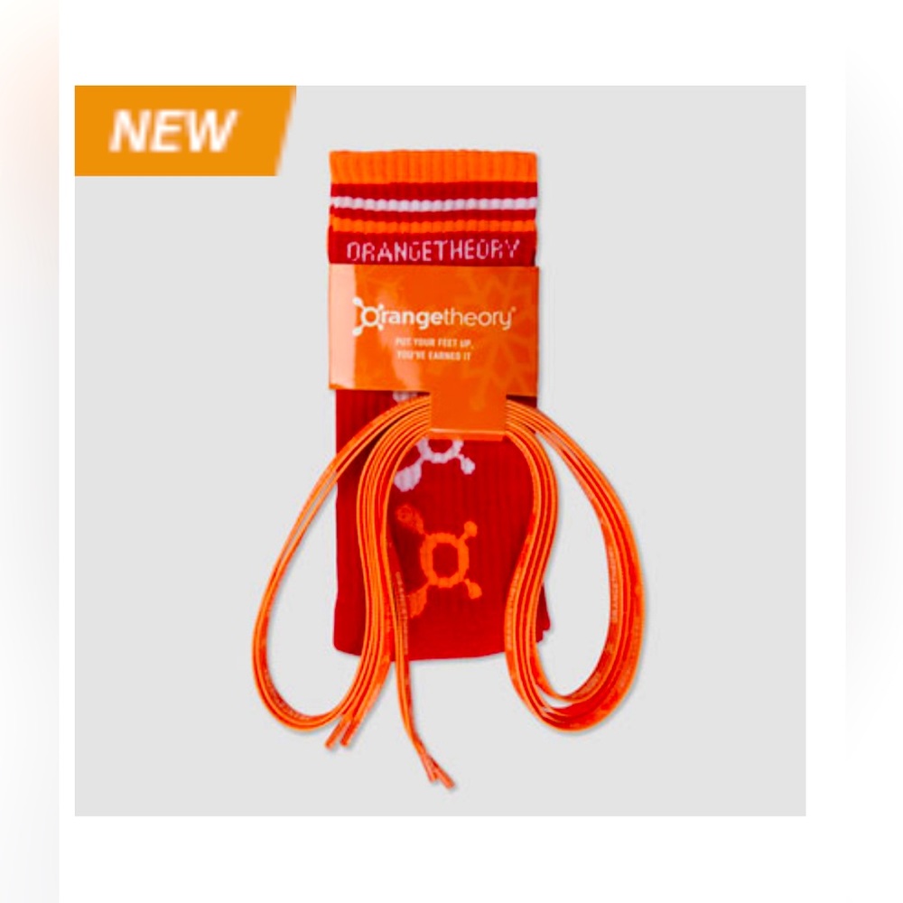 2 Orangetheory Fitness Socks and laces bundle- Unisex